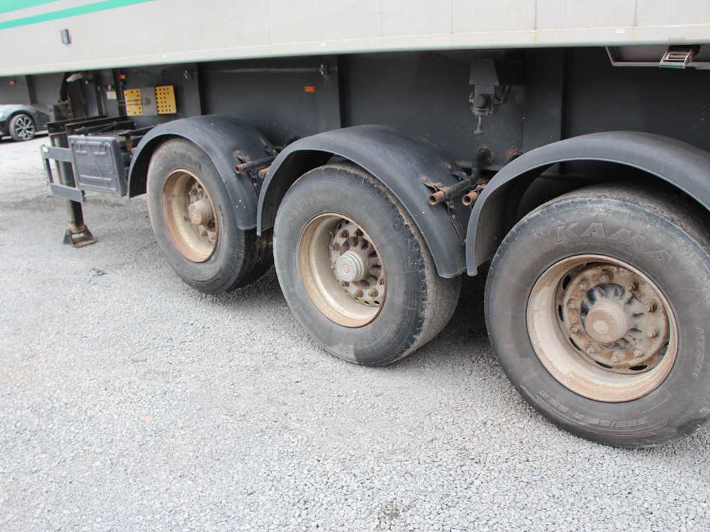Schwarzmüller KIS-V3/E 35 m3, ZVEDACÍ NÁPRAVA, NÁPRAVY SAF