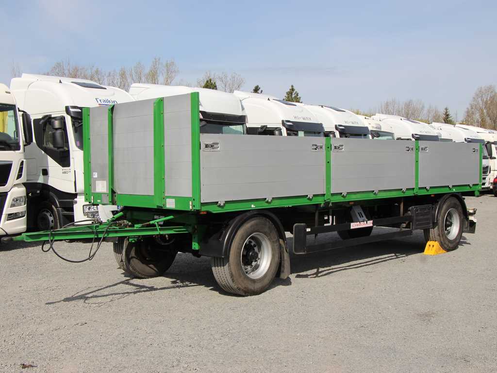 Schwarzmüller PA 2/E 9 T NÁPRAVY BPW, MĚCHY, DOROVNÁNÍ K RAMPĚ,
